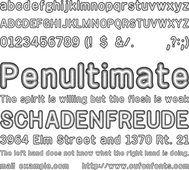 Rotondo font preview