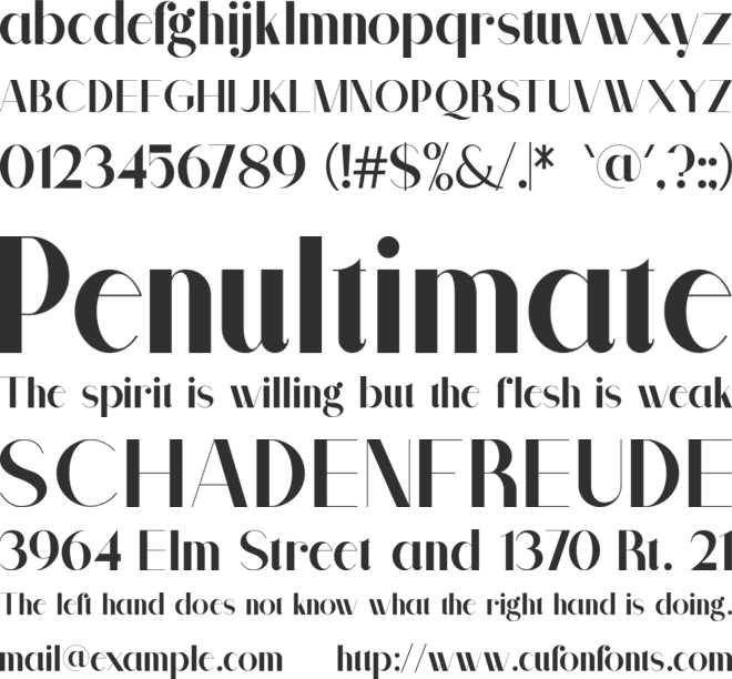 Getsy font preview
