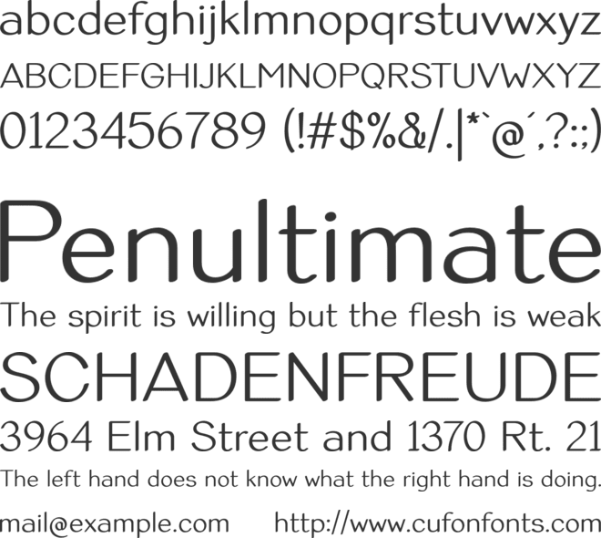 Violina font preview