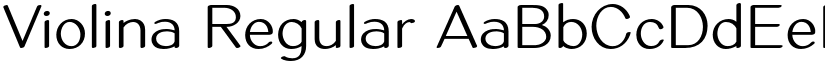 Violina Regular font