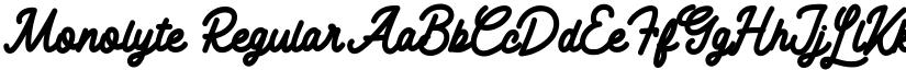 Monolyte Regular font
