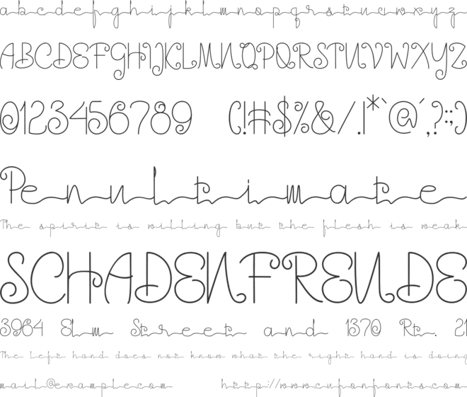 Great Anthem font preview