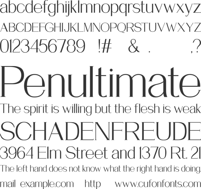 HalfbreD font preview