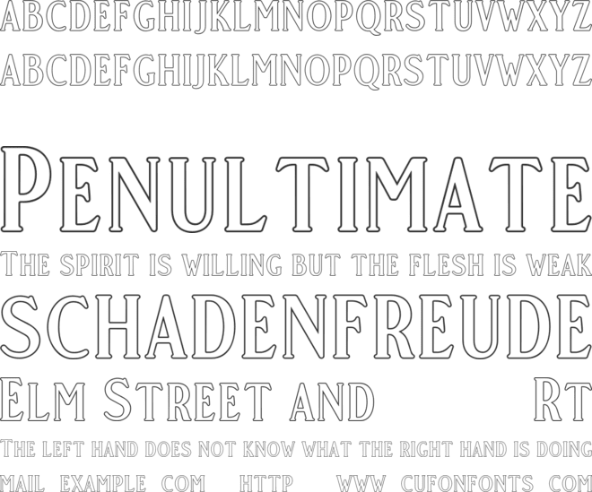 Gold Coast Free font preview