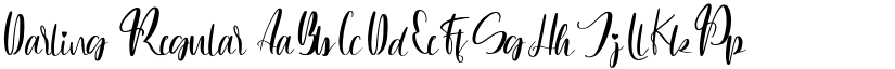 Darling Regular font