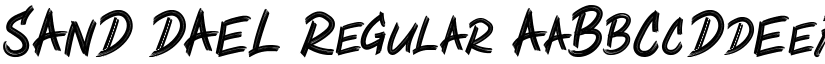 SAND DAEL Regular font