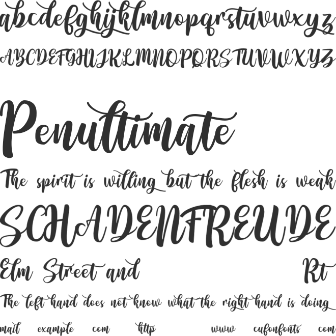 Hello Anissta font preview