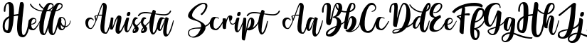 Hello Anissta font download