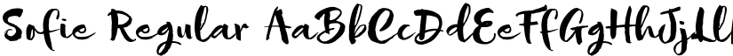Sofie Regular font