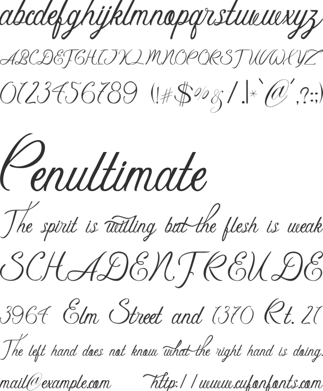 frangfurt of bizantium font preview