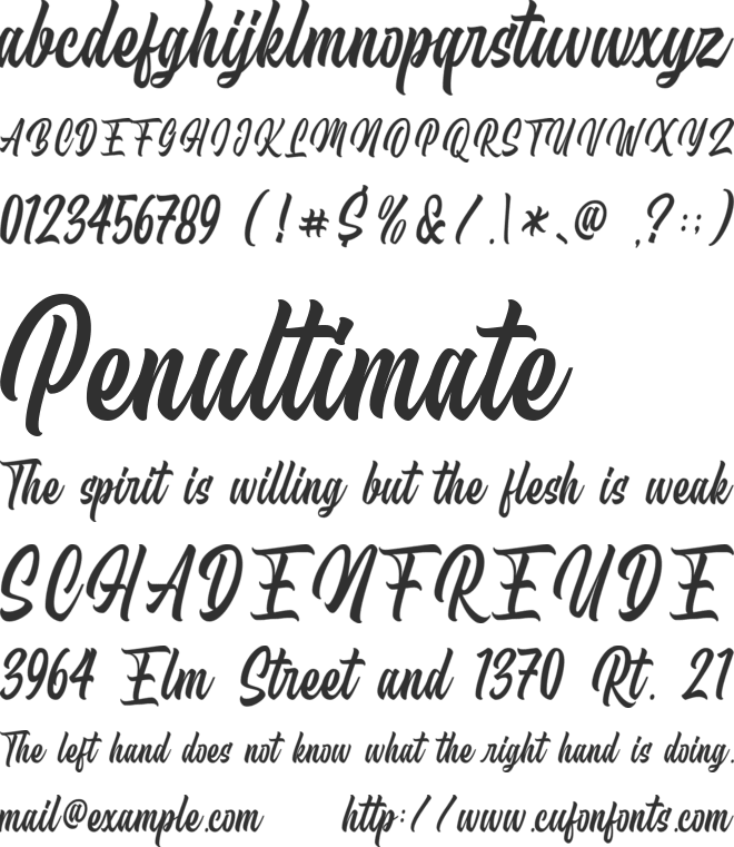 Heykido font preview