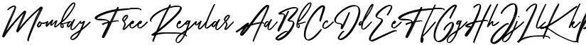 Mombay Free Regular font