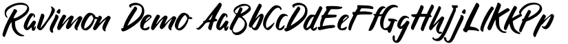 Ravimon Demo font