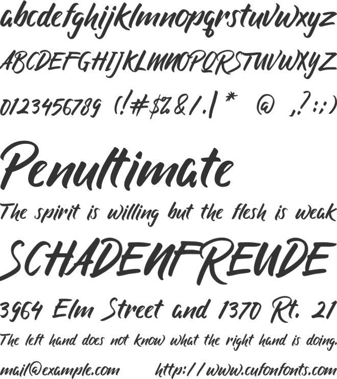 Ravimon font preview