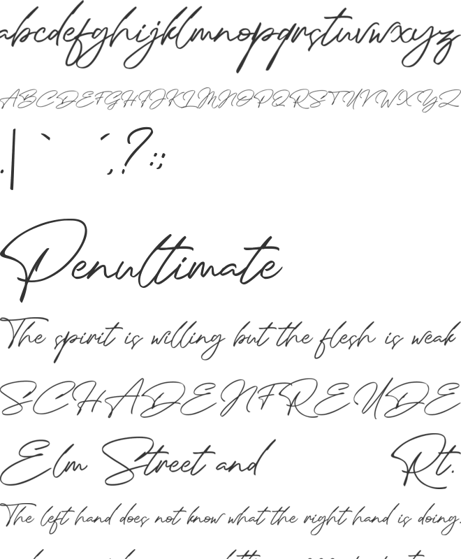 Photorichies font preview