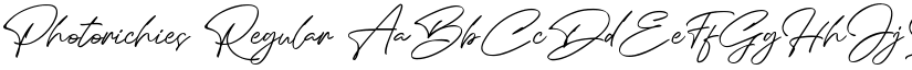 Photorichies Regular font