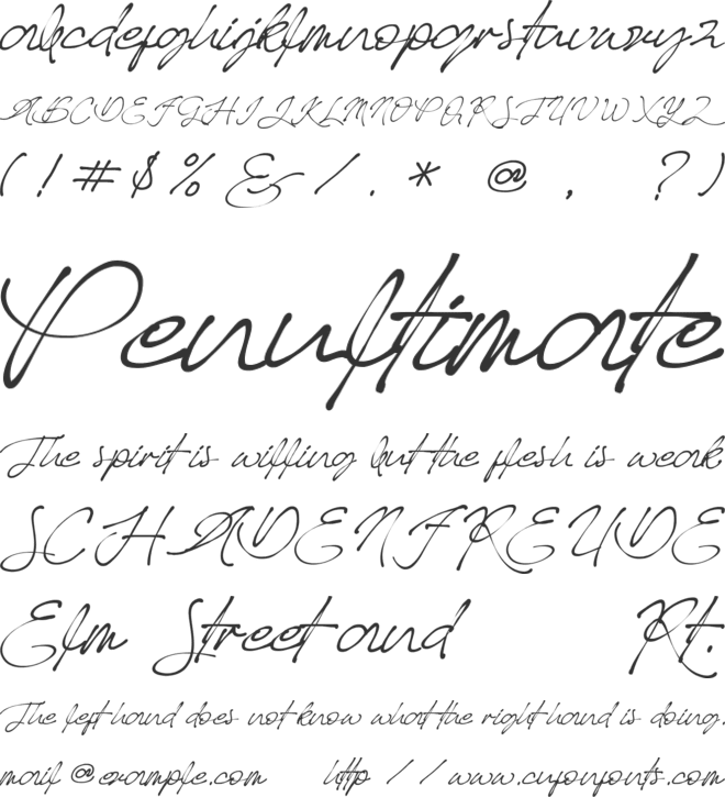 Better_Regards font preview