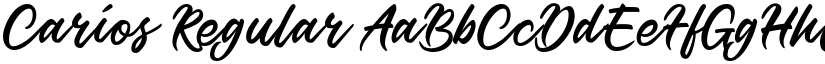 Carios Regular font