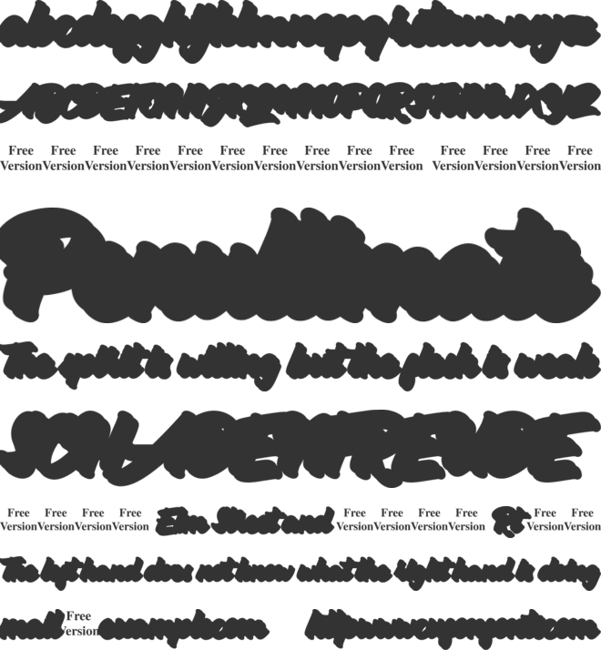 Aldhyaksa Extrudes Personal Use font preview