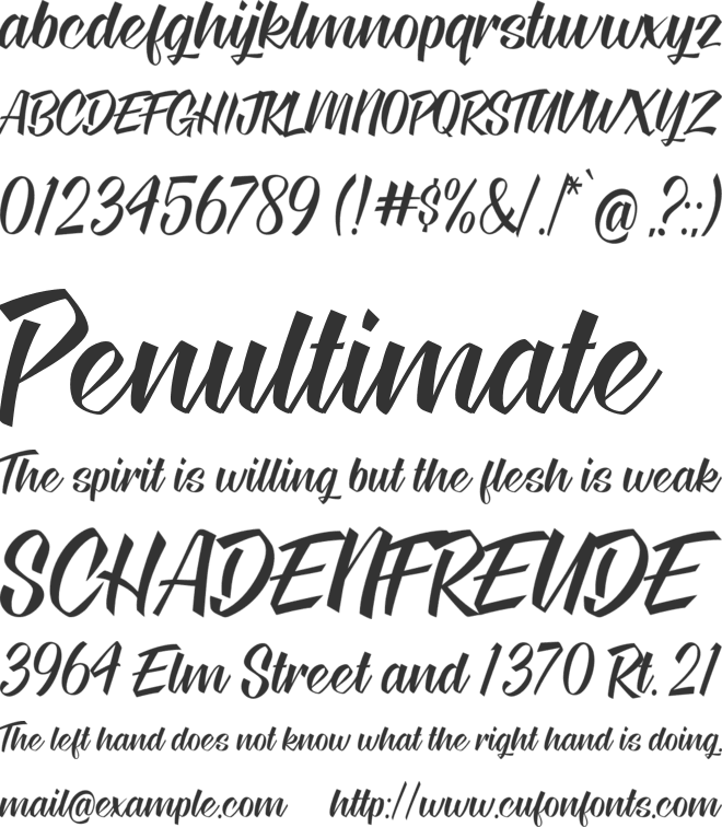 Eastville Square US font preview