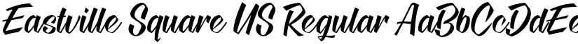Eastville Square US Regular font