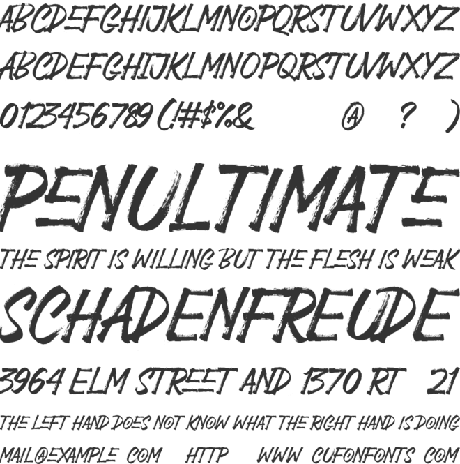 Black Jackal font preview