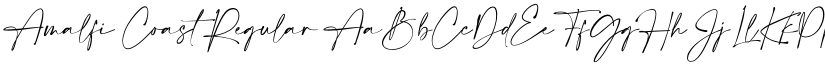 Amalfi Coast Regular font