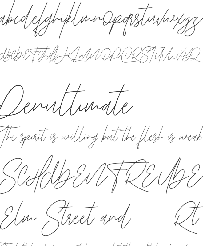 Fire Stone Free font preview