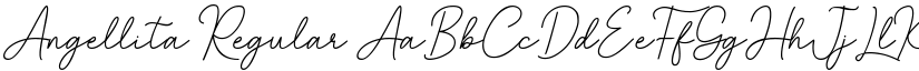 Angellita Regular font