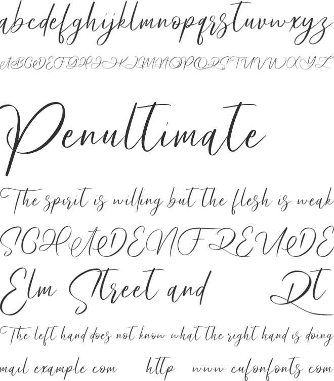 Arthemis Free font preview