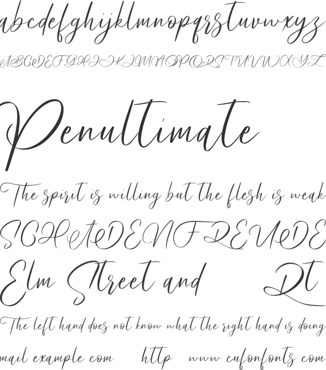 Arthemis Free font preview