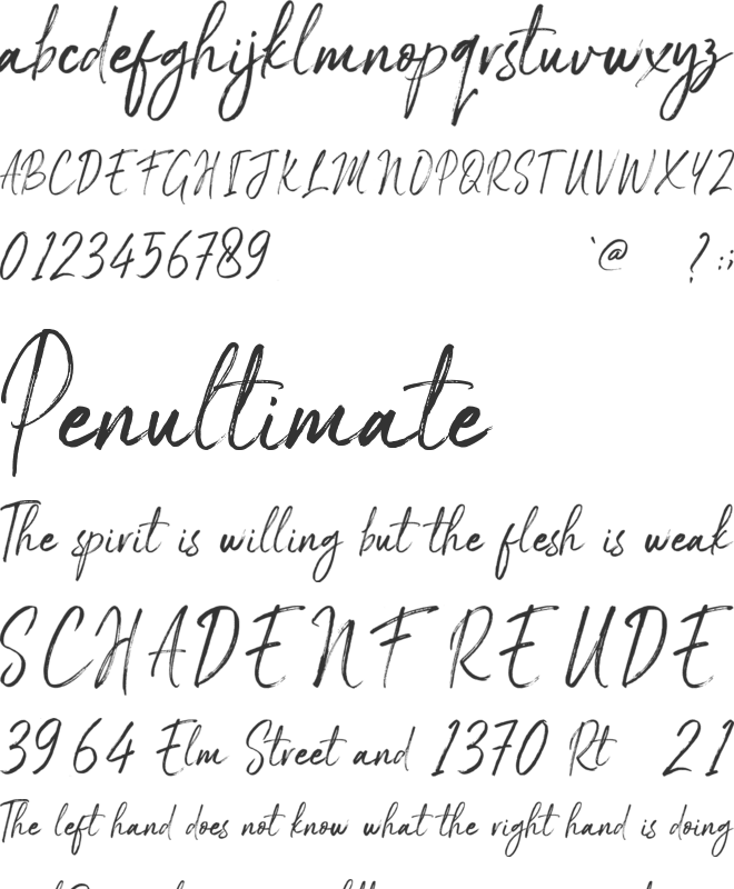 Maldives font preview