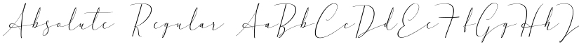 Absolute Regular font