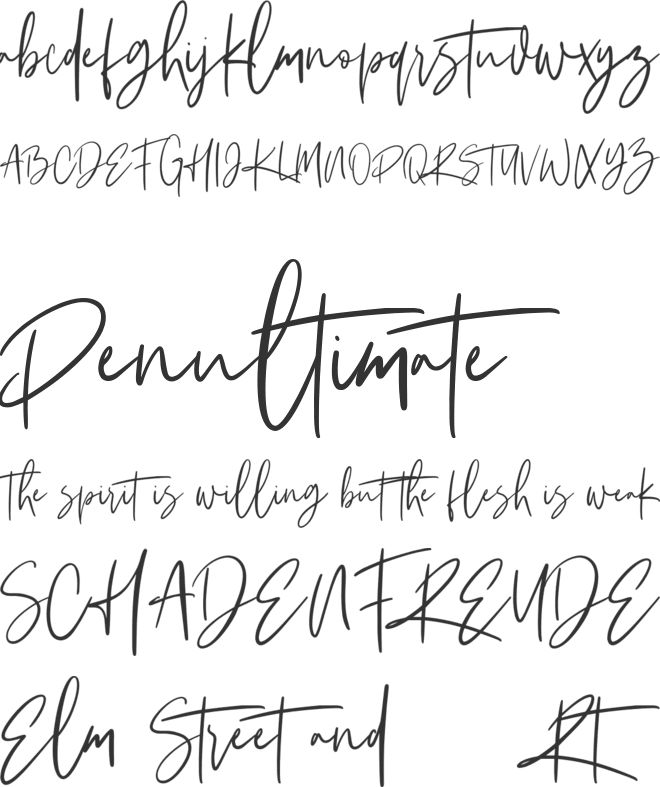 Sarvati Free font preview