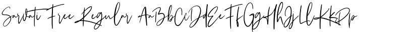 Sarvati Free Regular font