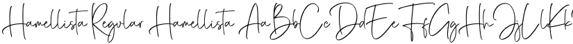 Hamellista Regular Hamellista font