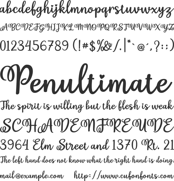 Beyond Magical free for persona font preview