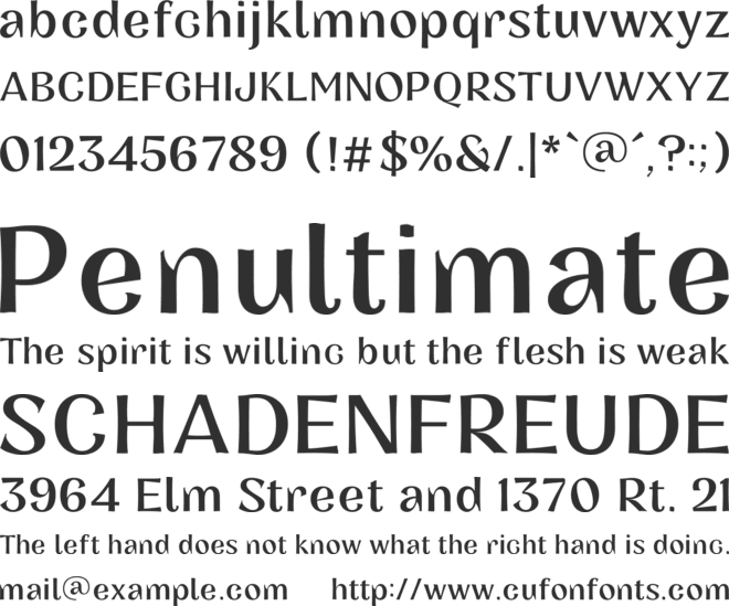Concreate Fill font preview