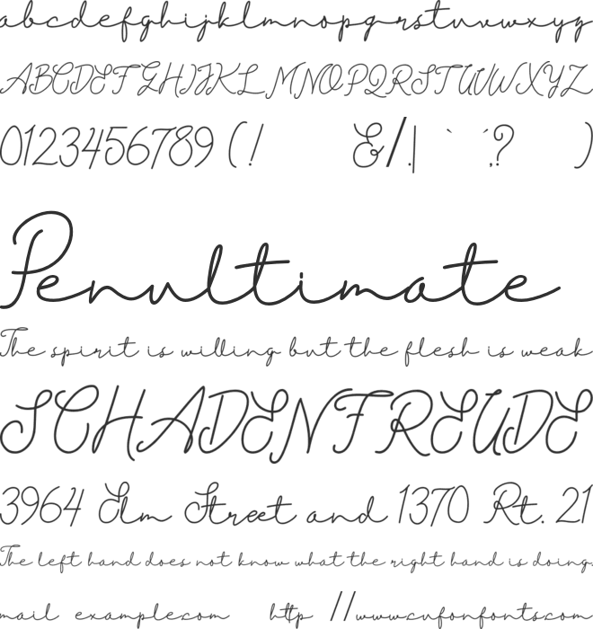 Einstaint font preview