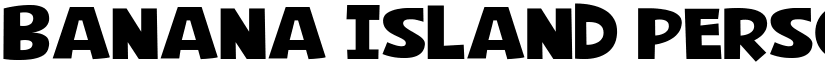 Banana Island Personal Use Regular font