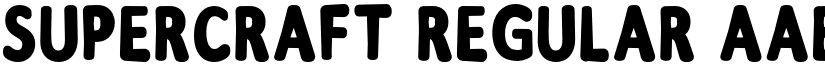 Supercraft Regular font