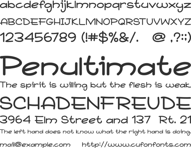 Star Jazz font preview