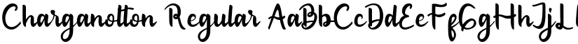 Charganolton Regular font