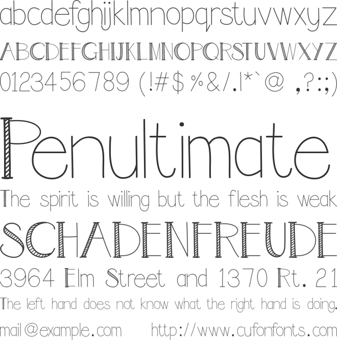 FortheloveofZebras font preview