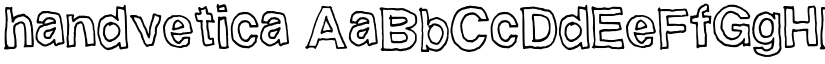 handvetica font