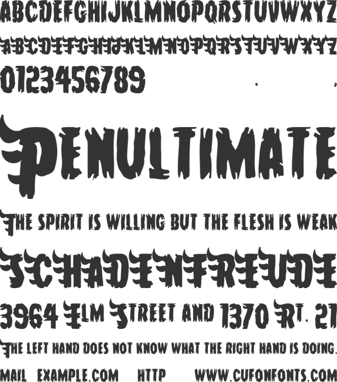 Hah Sem font preview