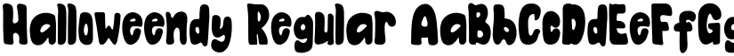 Halloweendy Regular font