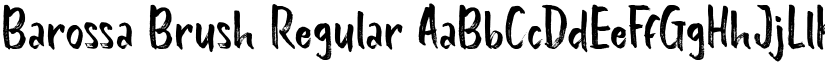Barossa Brush Regular font