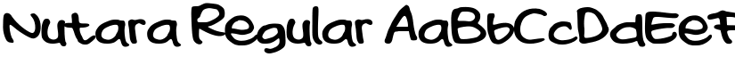 Nutara Regular font