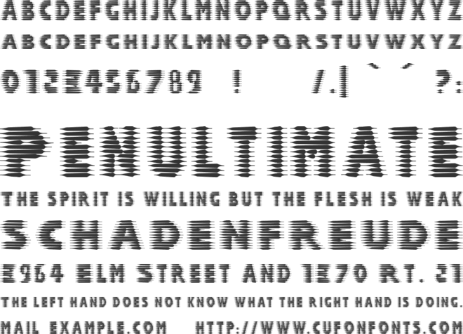 Halcion font preview